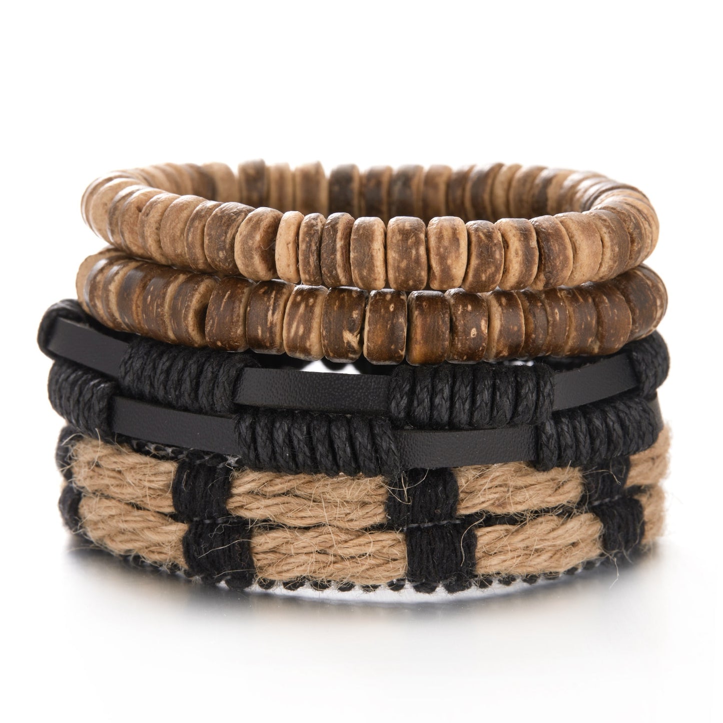 Men Leather Braid Bracelets