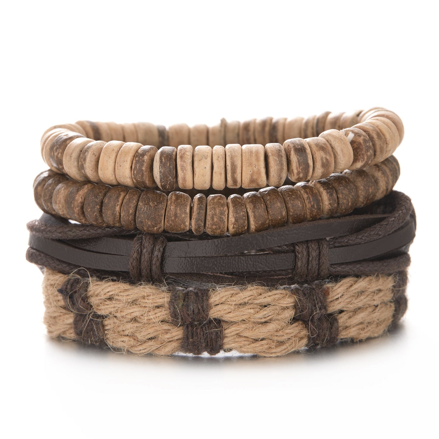 Men Leather Braid Bracelets